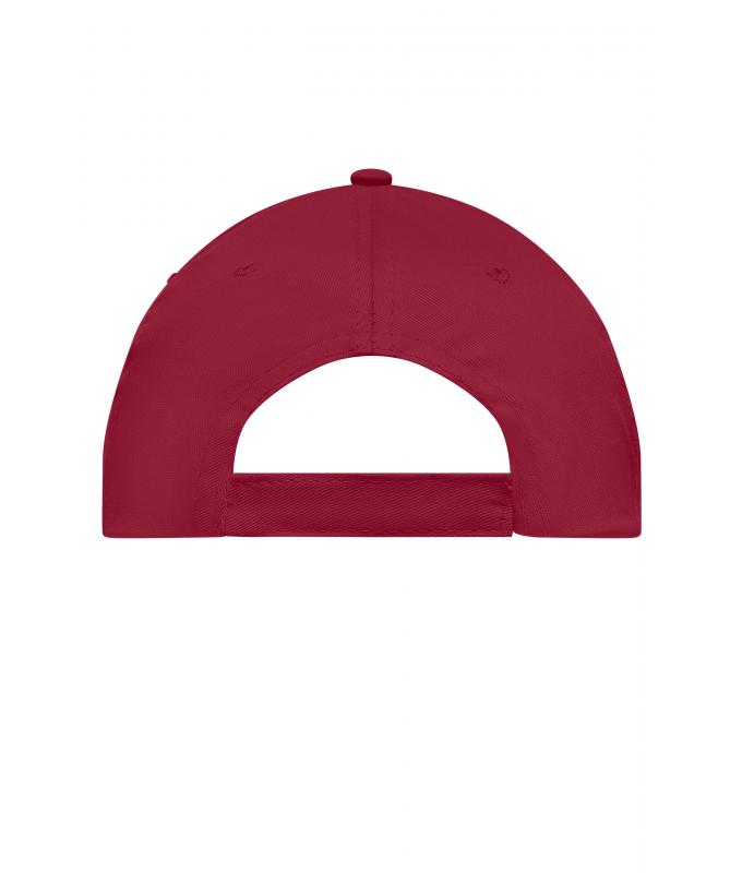 Unisex 5 Panel Promo Cap Lightly Laminated Wine 7570