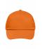 Unisex 5 Panel Promo Cap Lightly Laminated Oranje 7570