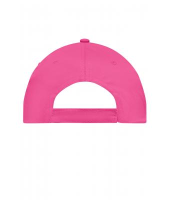 Unisex 5 Panel Promo Cap Lightly Laminated Roze 7570