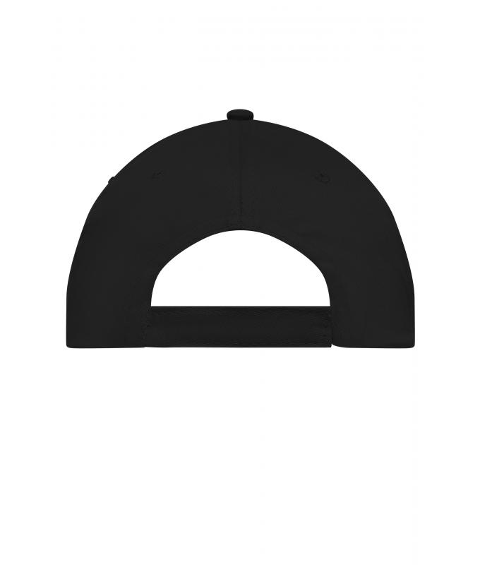Unisex 5 Panel Promo Cap Lightly Laminated Black 7570
