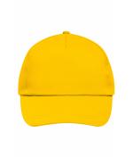 Unisexe Casquette 5 panneaux Jaune-d'or 7570