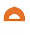 Unisexe Casquette 5 panneaux Orange 7570