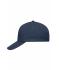 Unisex 5 Panel Promo Cap Laminated Navy 7571