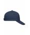 Unisex 5 Panel Promo Cap Laminated Navy 7571