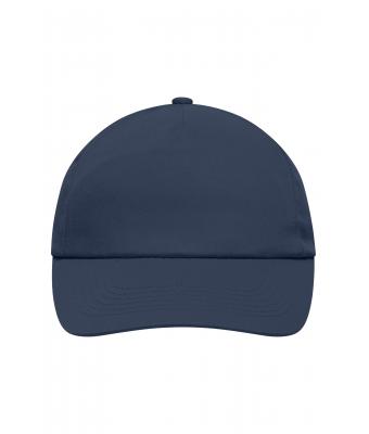 Unisex 5 Panel Promo Cap Laminated Navy 7571