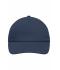 Unisex 5 Panel Promo Cap Laminated Navy 7571