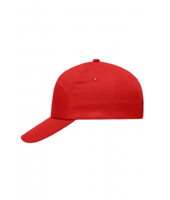 Unisex 5 Panel Promo Cap Laminated Signaal-rood 7571