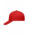 Unisex 5 Panel Promo Cap Laminated Signaal-rood 7571