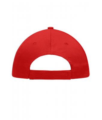 Unisex 5 Panel Promo Cap Laminated Signaal-rood 7571