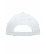 Unisex 5 Panel Promo Cap Laminated White 7571
