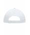 Unisex 5 Panel Promo Cap Laminated White 7571