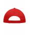 Unisexe Casquette 5 panneaux Rouge-vif 7571