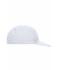 Unisex 3 Panel Promo Cap White 7572