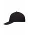 Unisex 6 Panel Promo Cap Black 7573