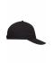 Unisex 6 Panel Promo Cap Black 7573