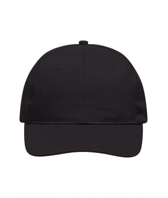 Unisex 6 Panel Promo Cap Black 7573