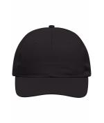 Unisex 6 Panel Promo Cap Black 7573