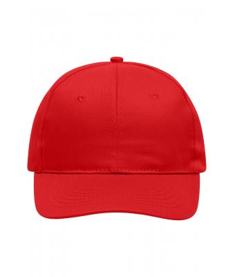 Unisex 6 Panel Promo Cap Signaal-rood 7573