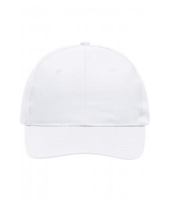 Unisex 6 Panel Promo Cap White 7573