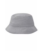 Unisexe Bob coton brossé avec passepoil Gris/gris-rose 7579