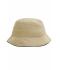 Unisex Fisherman Piping Hat Khaki/black 7579