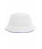 Unisex Fisherman Piping Hat White/navy 7579