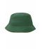 Unisex Fisherman Piping Hat Donkergroen/beige 7579