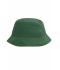 Unisex Fisherman Piping Hat Donkergroen/beige 7579