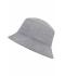 Unisex Fisherman Piping Hat Grijs/licht roos 7579