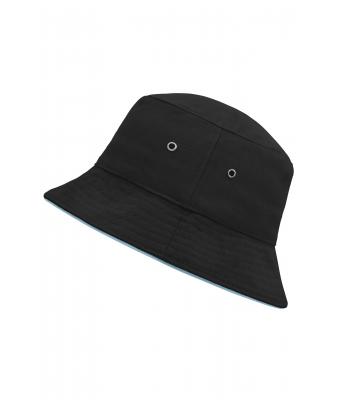 Unisex Fisherman Piping Hat Black/mint 7579