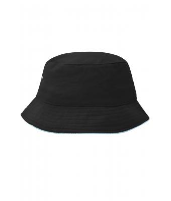 Unisex Fisherman Piping Hat Black/mint 7579
