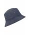 Unisex Fisherman Piping Hat Navy/white 7579