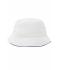 Unisex Fisherman Piping Hat White/navy 7579