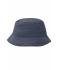 Unisex Fisherman Piping Hat Navy/wit 7579