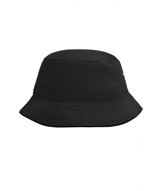Unisex Fisherman Piping Hat Zwart/zwart 7579