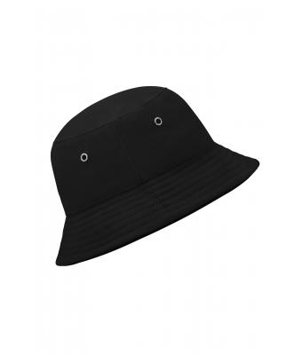 Kids Fisherman Piping Hat for Kids Black/black 7580
