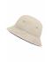Kinderen Fisherman Piping Hat for Kids Naturel/navy 7580