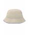 Kinderen Fisherman Piping Hat for Kids Naturel/navy 7580