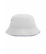 Kids Fisherman Piping Hat for Kids White/navy 7580