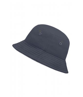 Kinderen Fisherman Piping Hat for Kids Navy/wit 7580