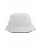 Kinderen Fisherman Piping Hat for Kids Wit/navy 7580