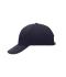 Unisex 6 Panel Cap Laminated Navy 7583