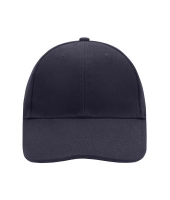 Unisex 6 Panel Cap Laminated Navy 7583