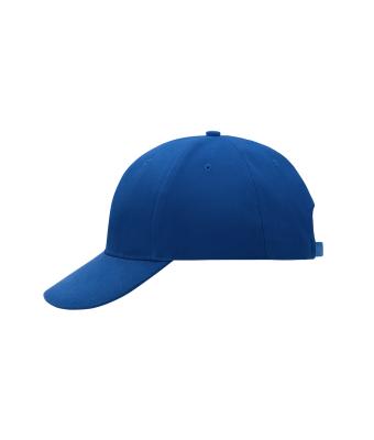 Unisex 6 Panel Cap Laminated Royal 7583