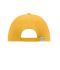 Unisex 6 Panel Cap Laminated Gold-yellow 7583