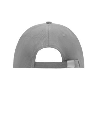 Unisex 6 Panel Cap Laminated Dark-grey 7583