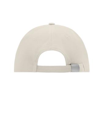 Unisex 6 Panel Cap Laminated Light-grey 7583