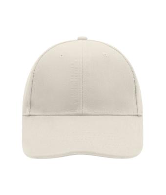 Unisex 6 Panel Cap Laminated Light-grey 7583