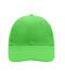 Unisex 6 Panel Cap Laminated Lime 7583