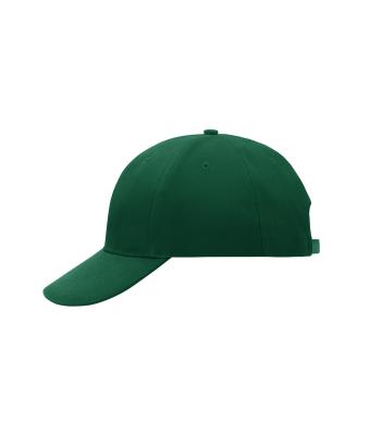 Unisex 6 Panel Cap Laminated Dark-green 7583